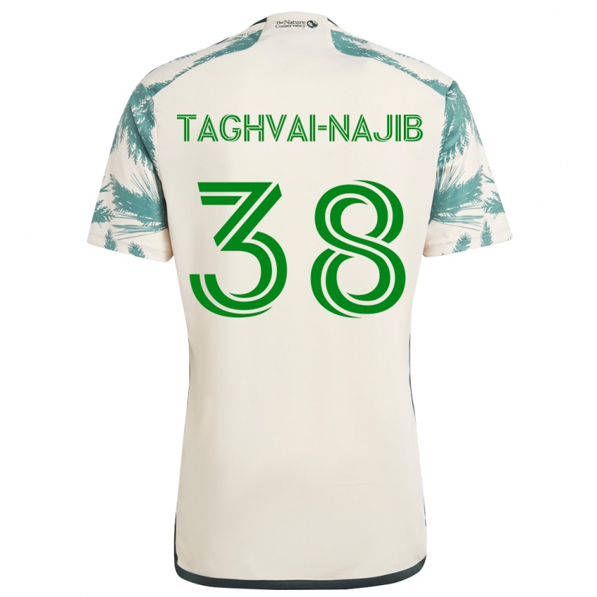 Niño Camiseta Braxton Taghvai-Najib #38 Beige Marrón 2ª Equipación 2024/25 La Camisa México