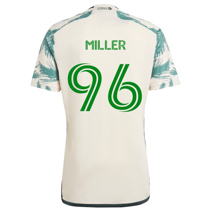 Niño Camiseta Carver Miller #96 Beige Marrón 2ª Equipación 2024/25 La Camisa México