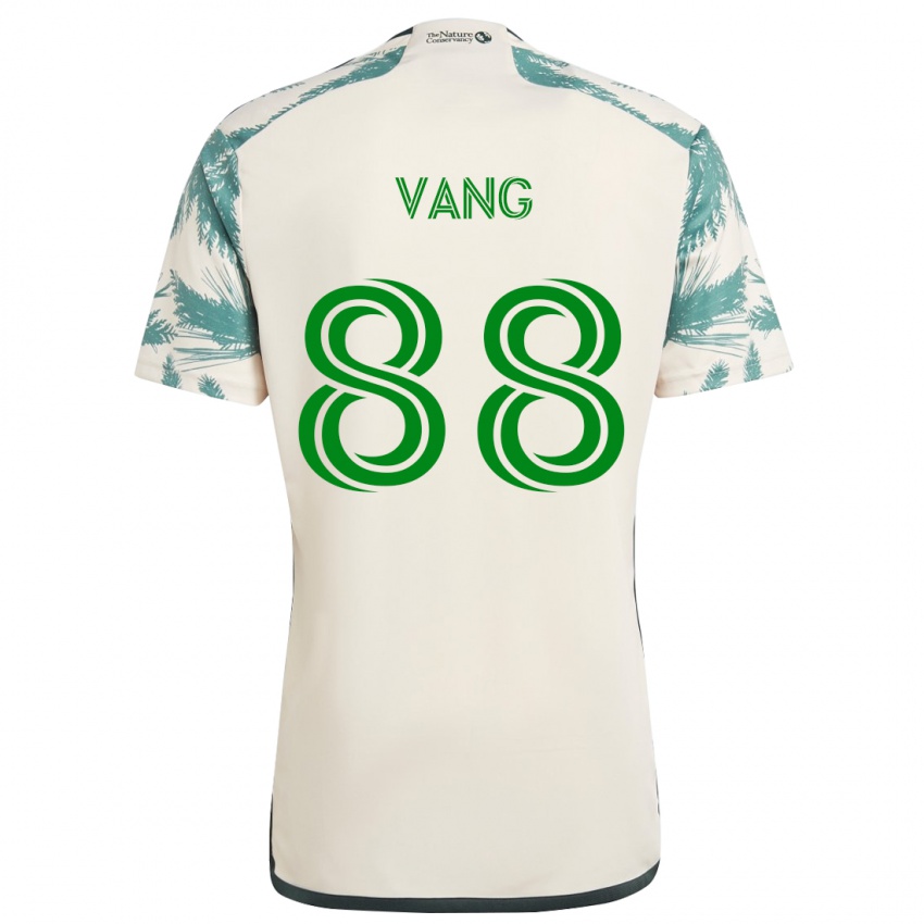 Niño Camiseta Michael Vang #88 Beige Marrón 2ª Equipación 2024/25 La Camisa México