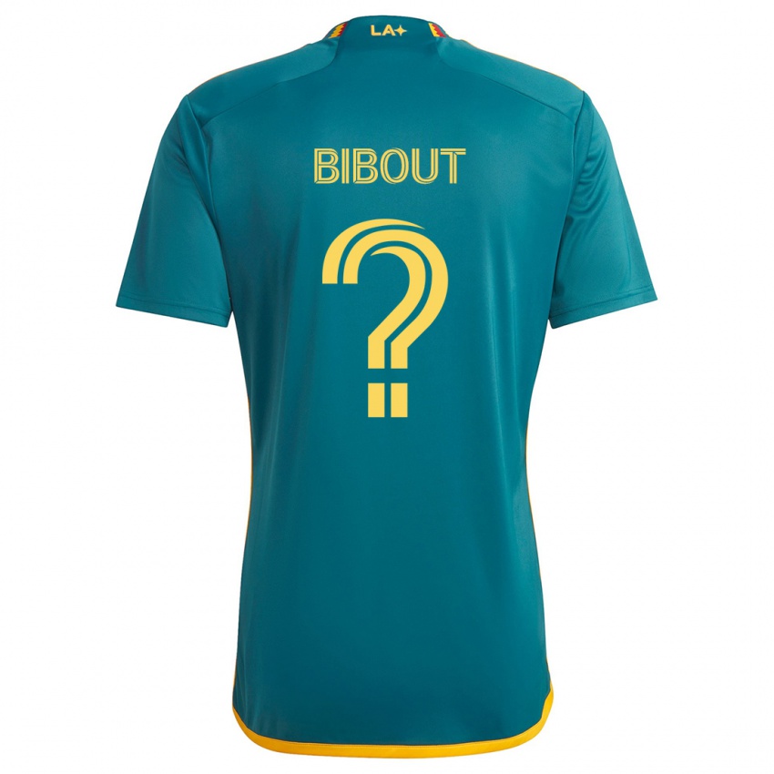 Niño Camiseta Aaron Bibout #0 Verde Amarillo 2ª Equipación 2024/25 La Camisa México