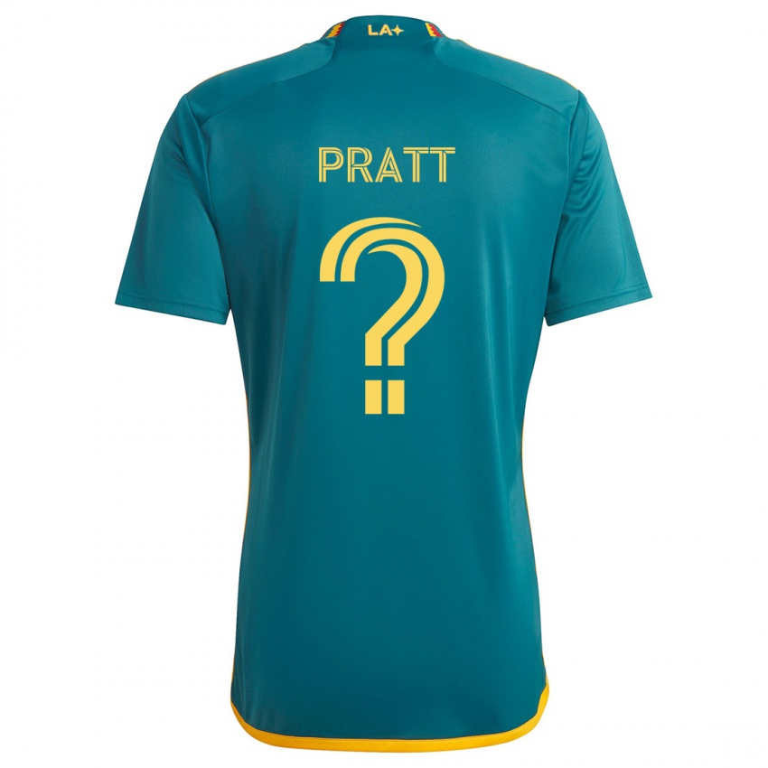 Niño Camiseta Owen Pratt #0 Verde Amarillo 2ª Equipación 2024/25 La Camisa México