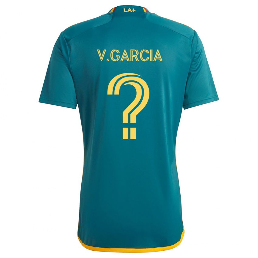 Niño Camiseta Vicente Garcia #0 Verde Amarillo 2ª Equipación 2024/25 La Camisa México