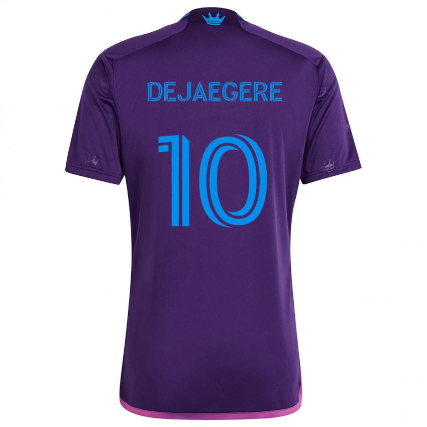 Niño Camiseta Brecht Dejaegere #10 Azul Morado 2ª Equipación 2024/25 La Camisa México