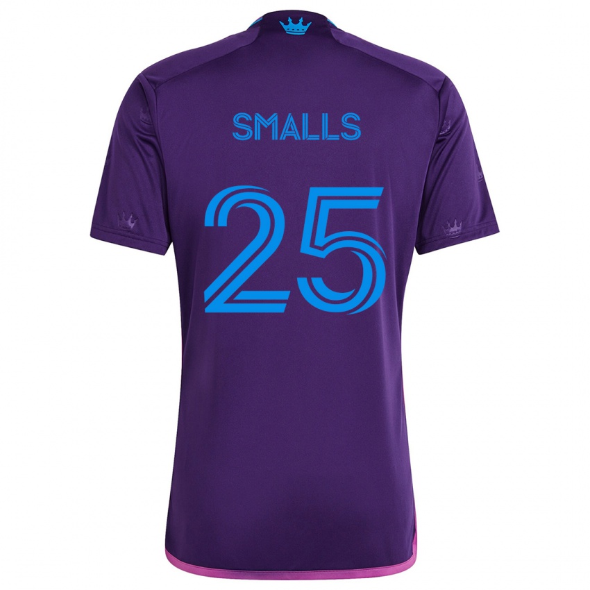 Niño Camiseta Tyger Smalls #25 Azul Morado 2ª Equipación 2024/25 La Camisa México