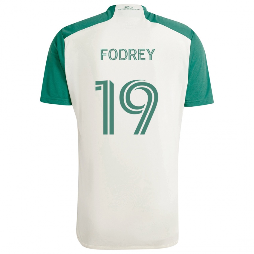 Niño Camiseta Cj Fodrey #19 Colores Tostados Verde 2ª Equipación 2024/25 La Camisa México