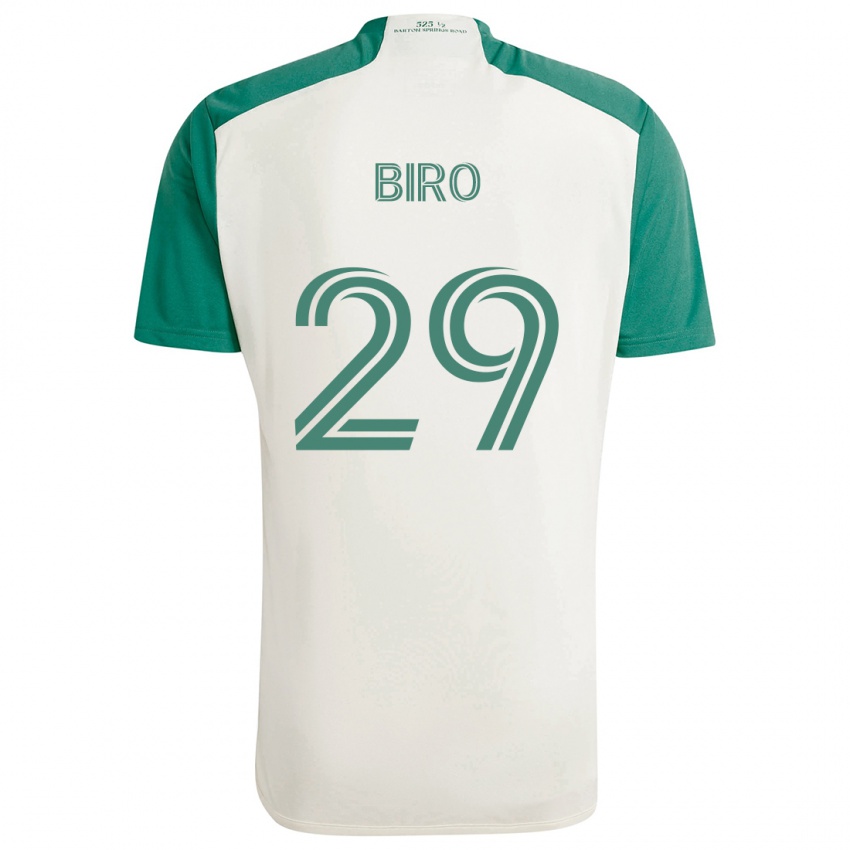 Niño Camiseta Guilherme Biro #29 Colores Tostados Verde 2ª Equipación 2024/25 La Camisa México