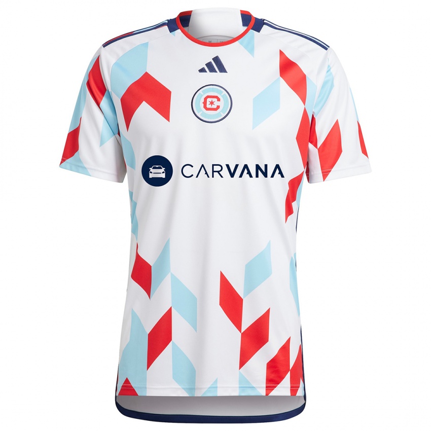 Niño Camiseta Omari Glasgow #55 Blanco Rojo Azul 2ª Equipación 2024/25 La Camisa México