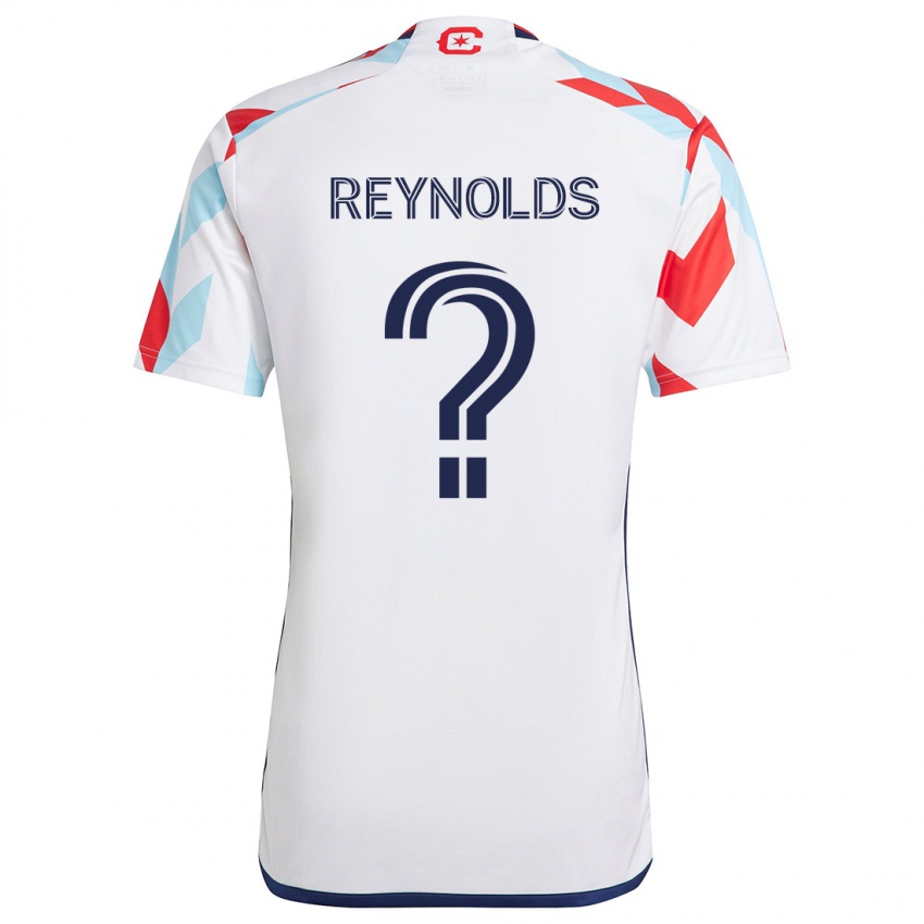 Niño Camiseta Justin Reynolds #0 Blanco Rojo Azul 2ª Equipación 2024/25 La Camisa México