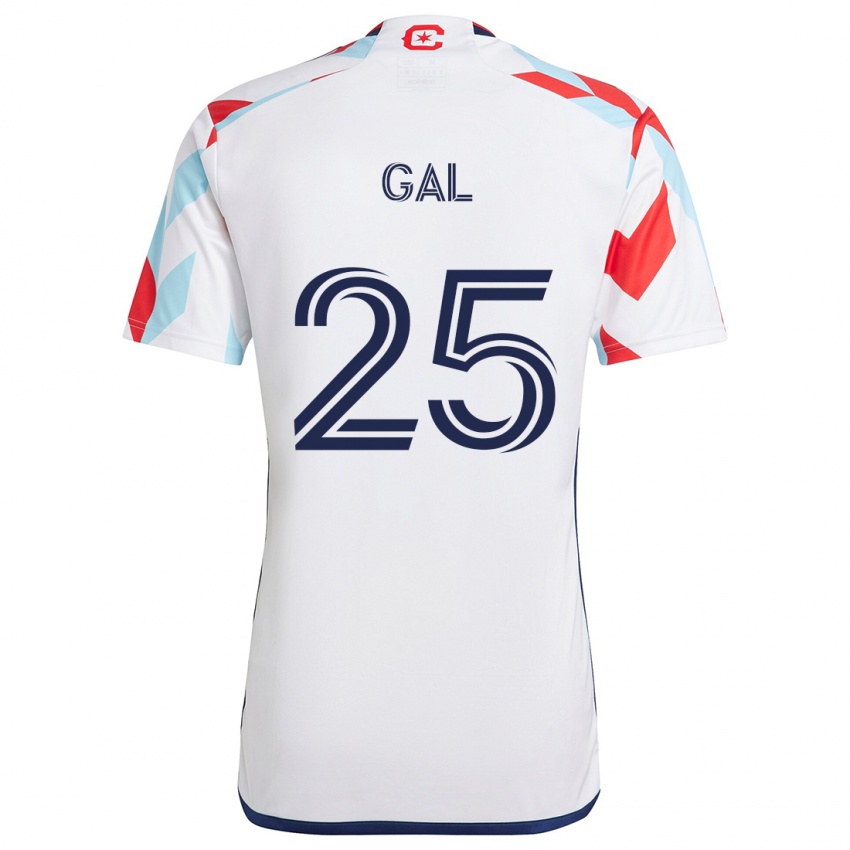 Niño Camiseta Jeff Gal #25 Blanco Rojo Azul 2ª Equipación 2024/25 La Camisa México