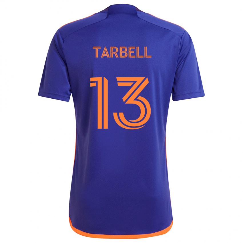 Niño Camiseta Andrew Tarbell #13 Púrpura Naranja 2ª Equipación 2024/25 La Camisa México