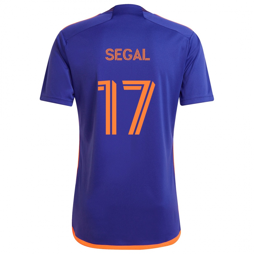 Niño Camiseta Gabriel Segal #17 Púrpura Naranja 2ª Equipación 2024/25 La Camisa México