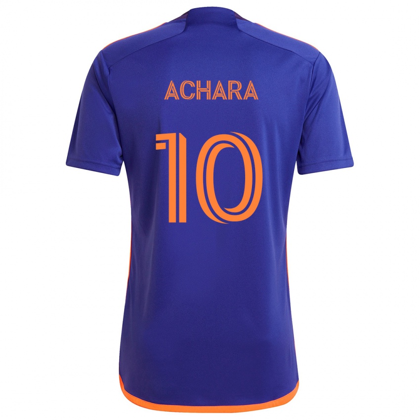 Niño Camiseta Ifunanyachi Achara #10 Púrpura Naranja 2ª Equipación 2024/25 La Camisa México