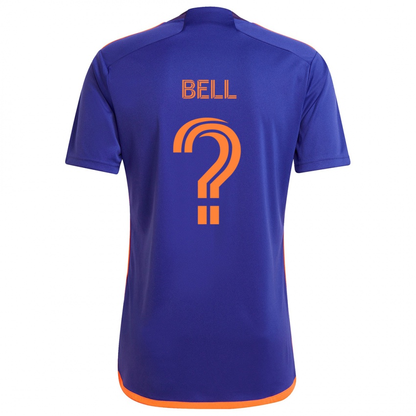 Niño Camiseta Jahmani Bell #0 Púrpura Naranja 2ª Equipación 2024/25 La Camisa México