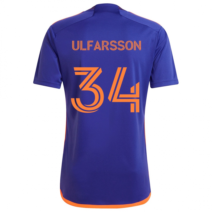 Niño Camiseta Thor Úlfarsson #34 Púrpura Naranja 2ª Equipación 2024/25 La Camisa México