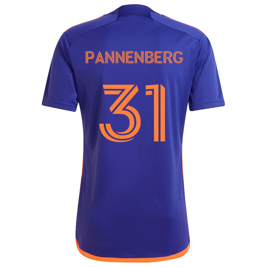 Niño Camiseta Andrew Pannenberg #31 Púrpura Naranja 2ª Equipación 2024/25 La Camisa México