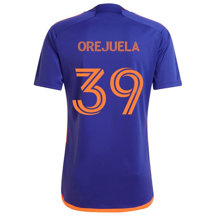 Niño Camiseta Jesus Orejuela #39 Púrpura Naranja 2ª Equipación 2024/25 La Camisa México