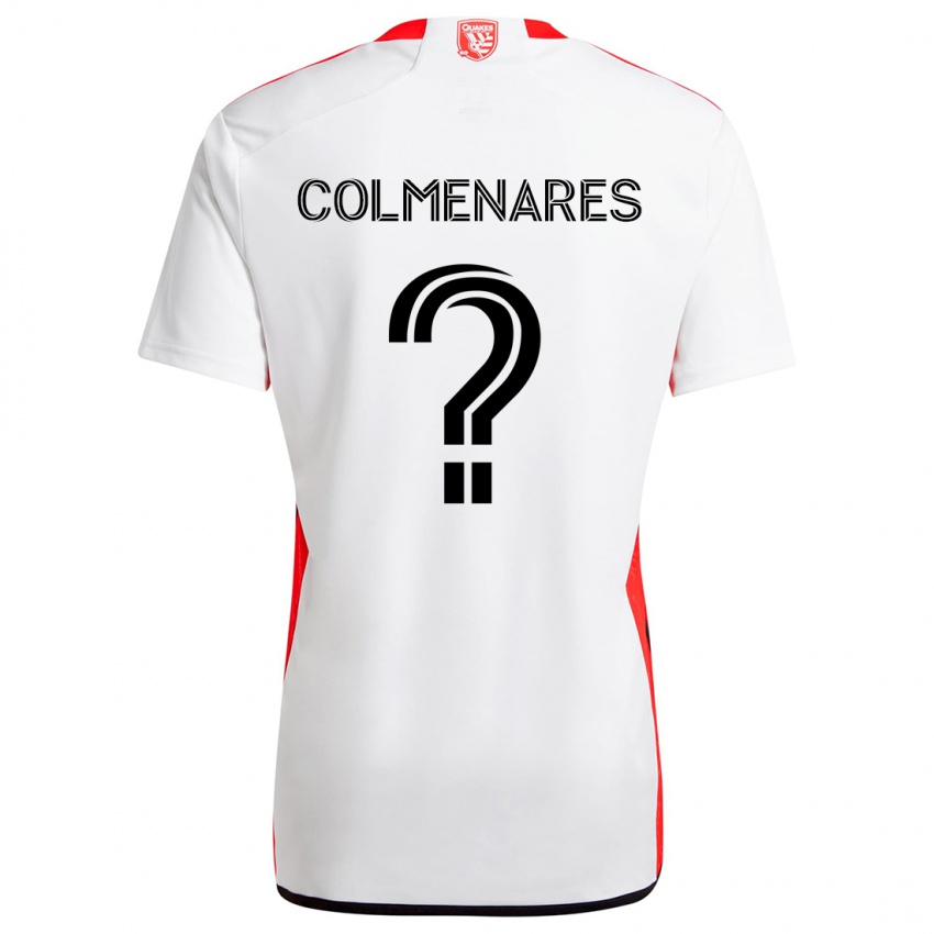 Niño Camiseta Mateo Colmenares #0 Blanco Rojo 2ª Equipación 2024/25 La Camisa México