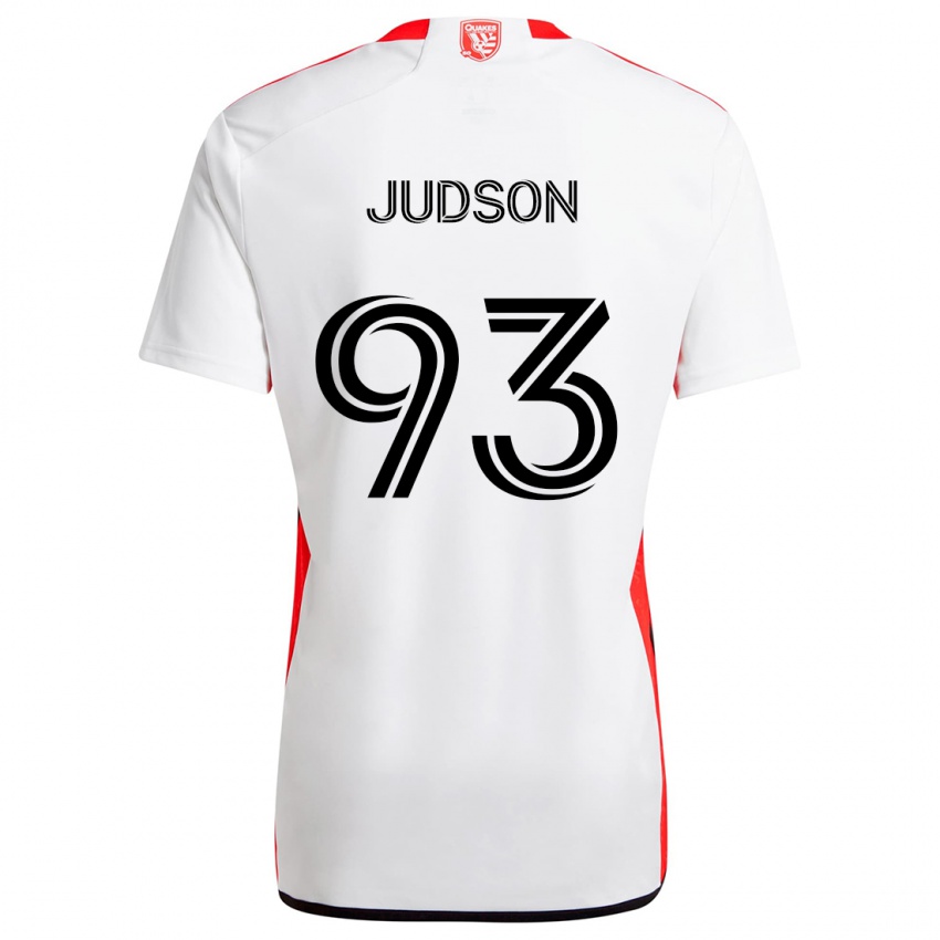 Niño Camiseta Judson #93 Blanco Rojo 2ª Equipación 2024/25 La Camisa México