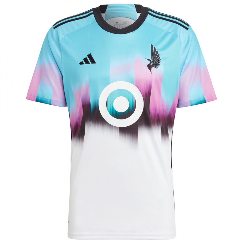 Niño Camiseta Kai Zeruhn #0 Blanco Azul Negro 2ª Equipación 2024/25 La Camisa México