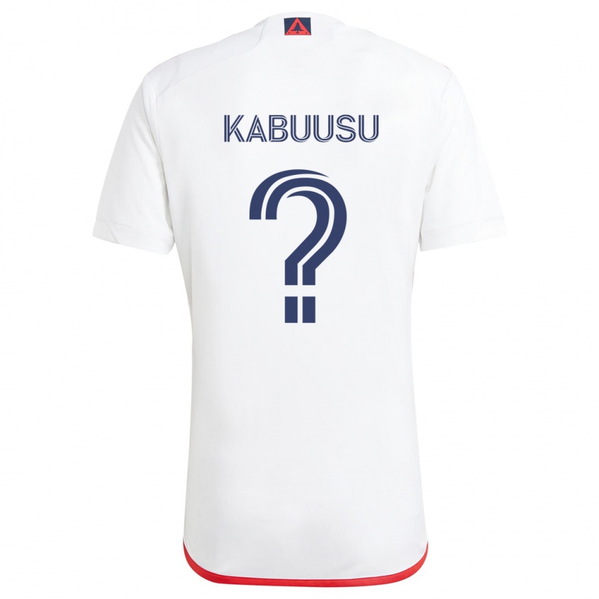 Niño Camiseta Jamie Kabuusu #0 Blanco Rojo 2ª Equipación 2024/25 La Camisa México