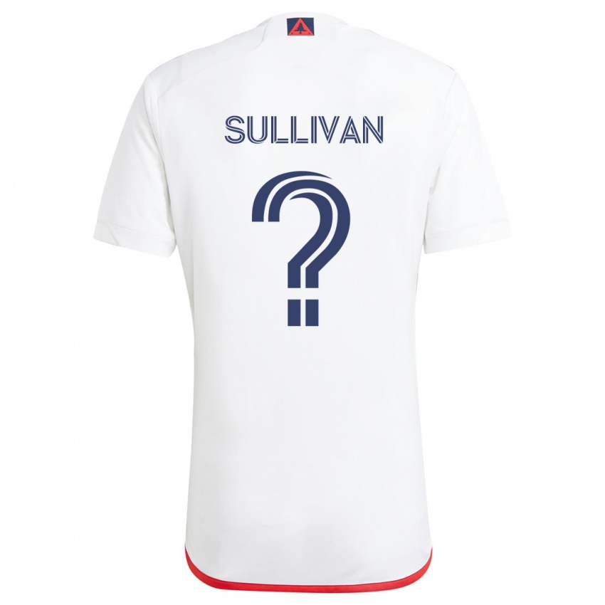 Niño Camiseta Mason Sullivan #0 Blanco Rojo 2ª Equipación 2024/25 La Camisa México