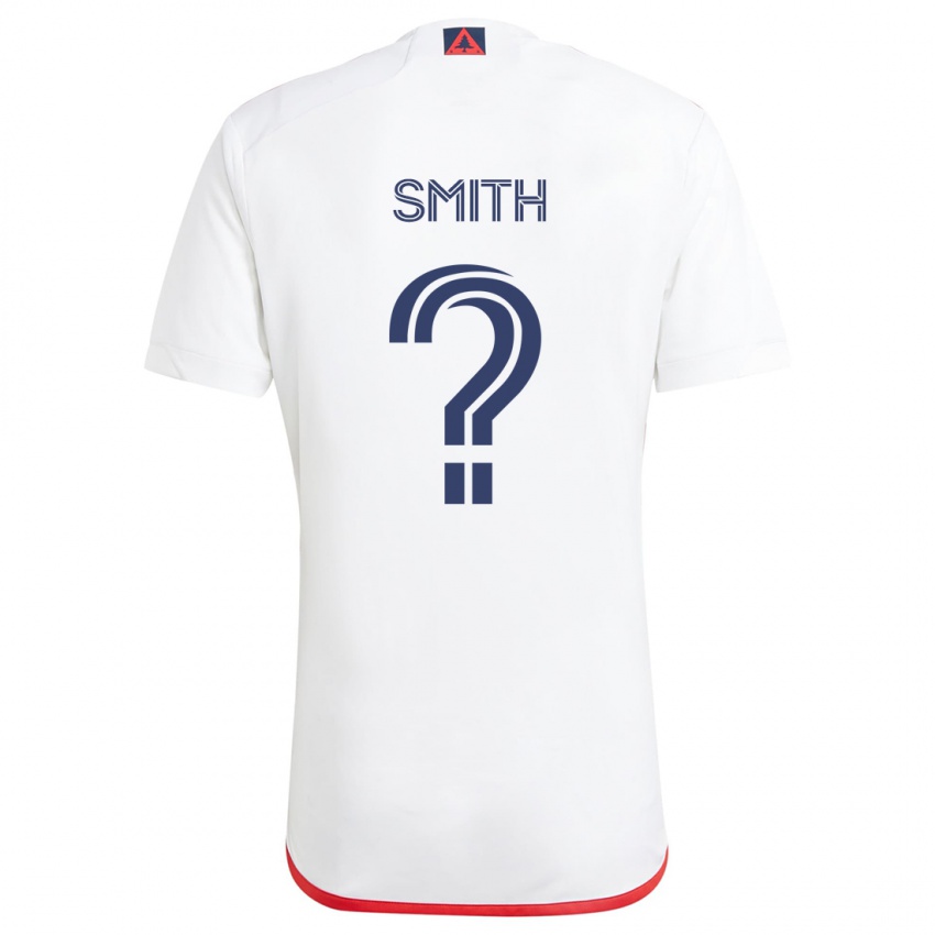 Niño Camiseta Braedon Smith #0 Blanco Rojo 2ª Equipación 2024/25 La Camisa México