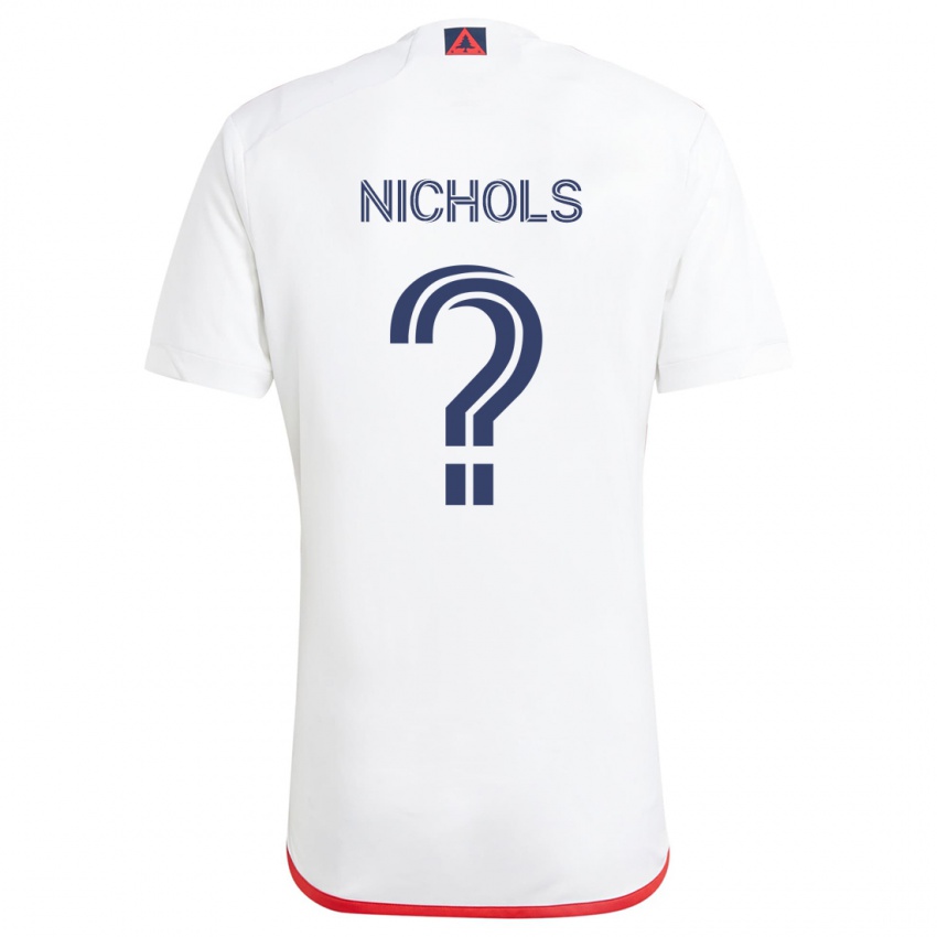 Niño Camiseta Robert Nichols #0 Blanco Rojo 2ª Equipación 2024/25 La Camisa México