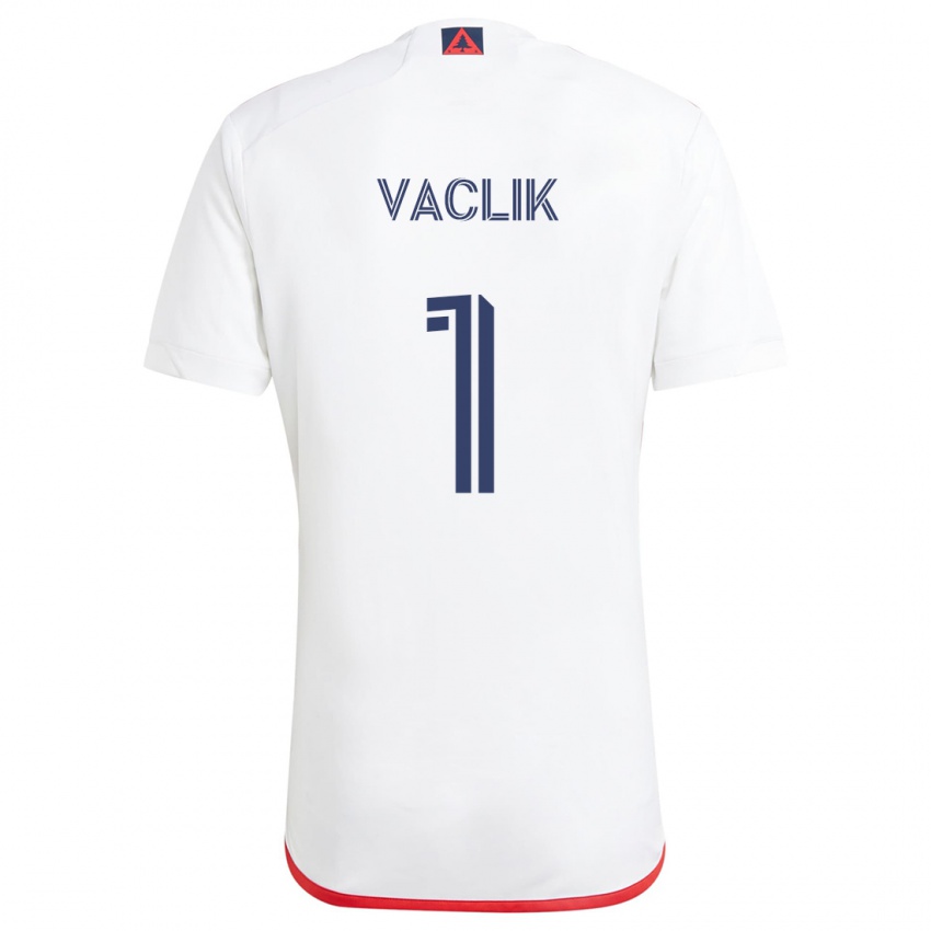 Niño Camiseta Tomas Vaclik #1 Blanco Rojo 2ª Equipación 2024/25 La Camisa México