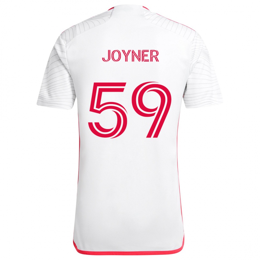 Niño Camiseta Mykhi Joyner #59 Blanco Rojo 2ª Equipación 2024/25 La Camisa México