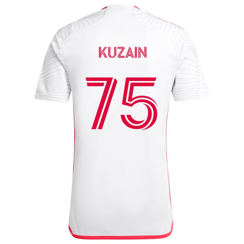 Niño Camiseta Wan Kuzain #75 Blanco Rojo 2ª Equipación 2024/25 La Camisa México