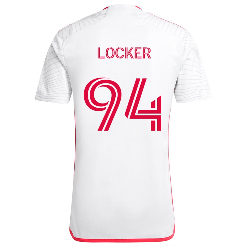 Niño Camiseta Carson Locker #94 Blanco Rojo 2ª Equipación 2024/25 La Camisa México