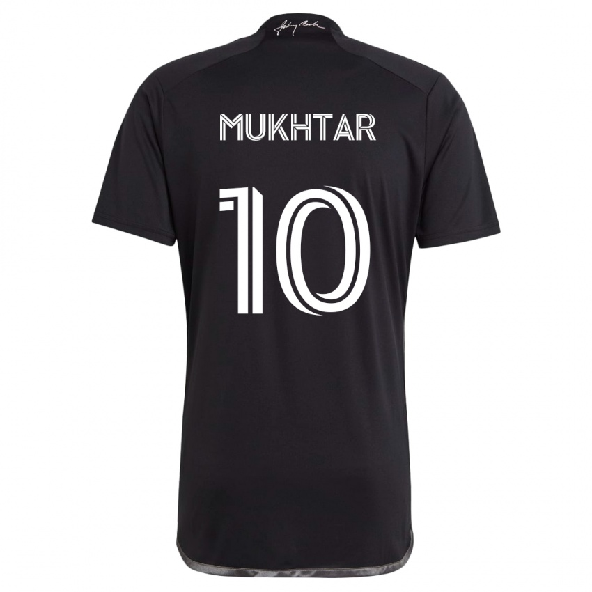 Niño Camiseta Hany Mukhtar #10 Negro 2ª Equipación 2024/25 La Camisa México