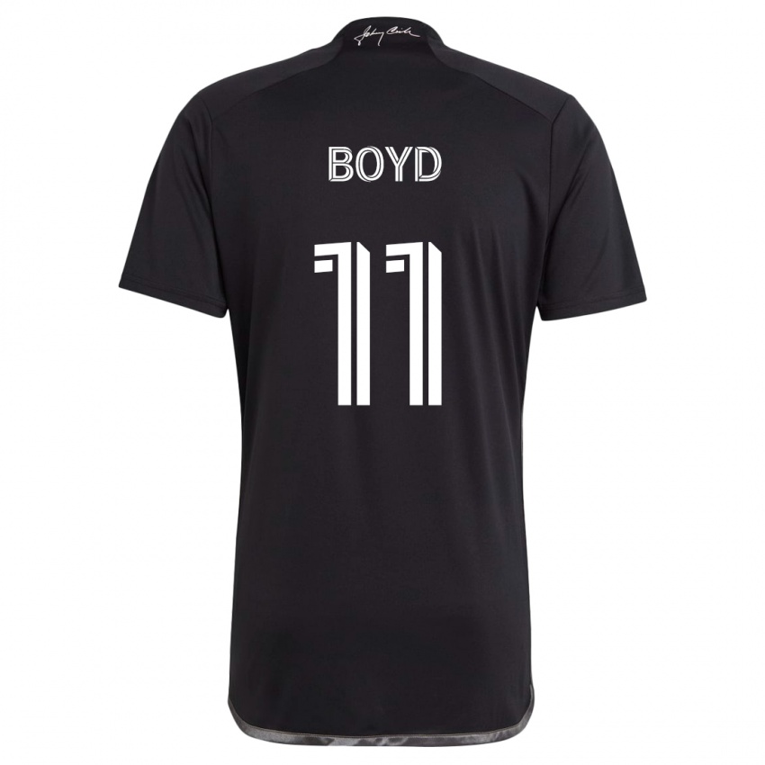 Niño Camiseta Tyler Boyd #11 Negro 2ª Equipación 2024/25 La Camisa México