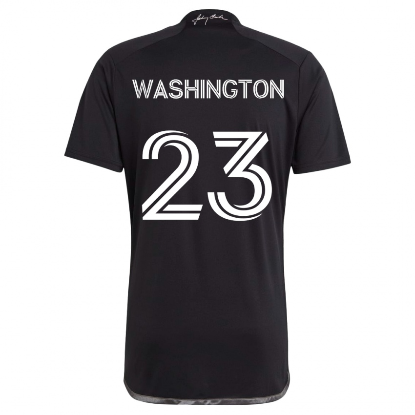 Niño Camiseta Taylor Washington #23 Negro 2ª Equipación 2024/25 La Camisa México