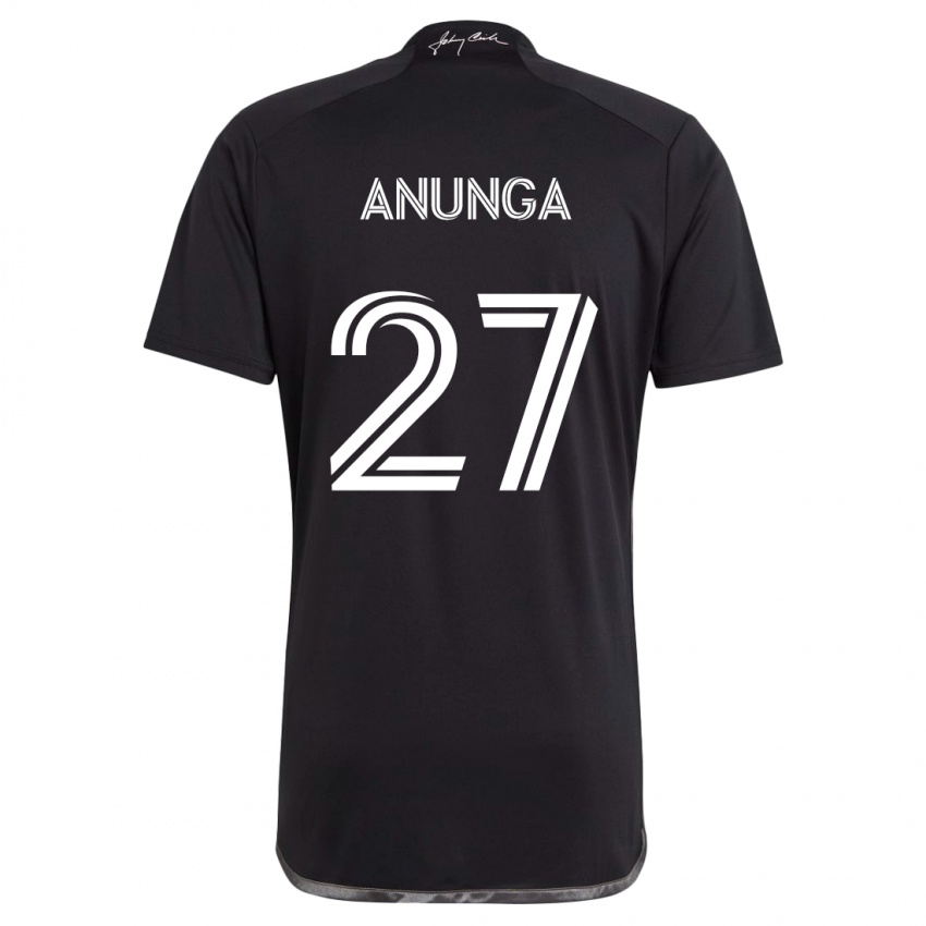 Niño Camiseta Tah Anunga #27 Negro 2ª Equipación 2024/25 La Camisa México