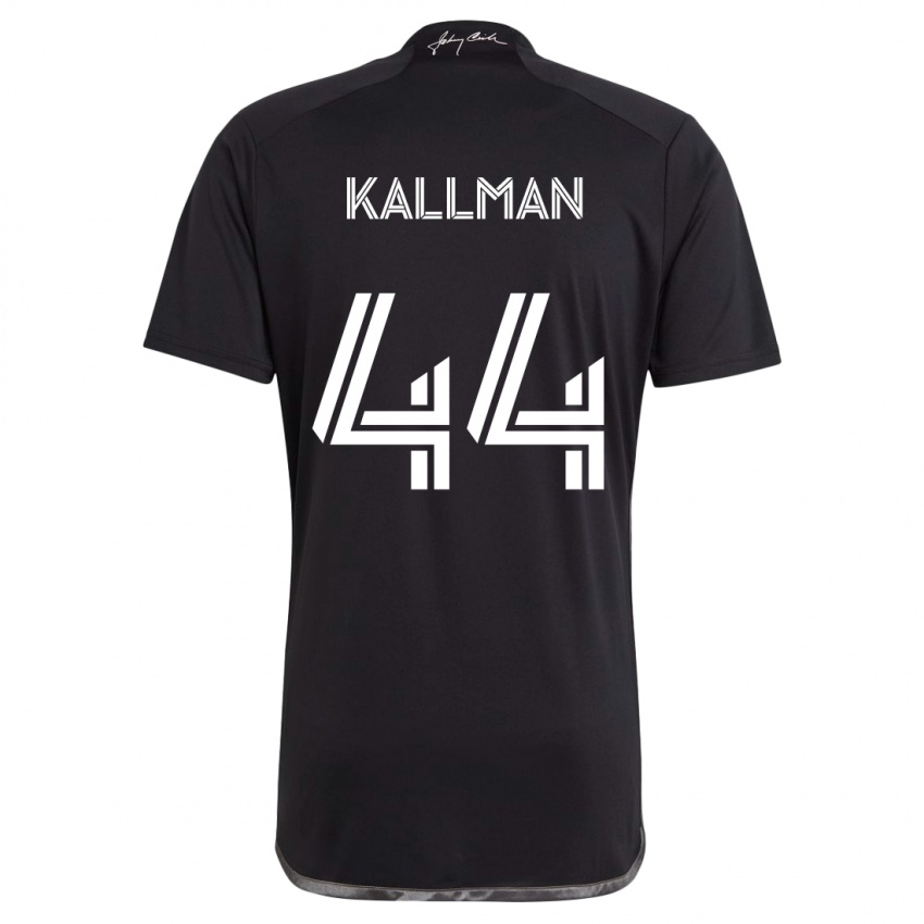 Niño Camiseta Brent Kallman #44 Negro 2ª Equipación 2024/25 La Camisa México