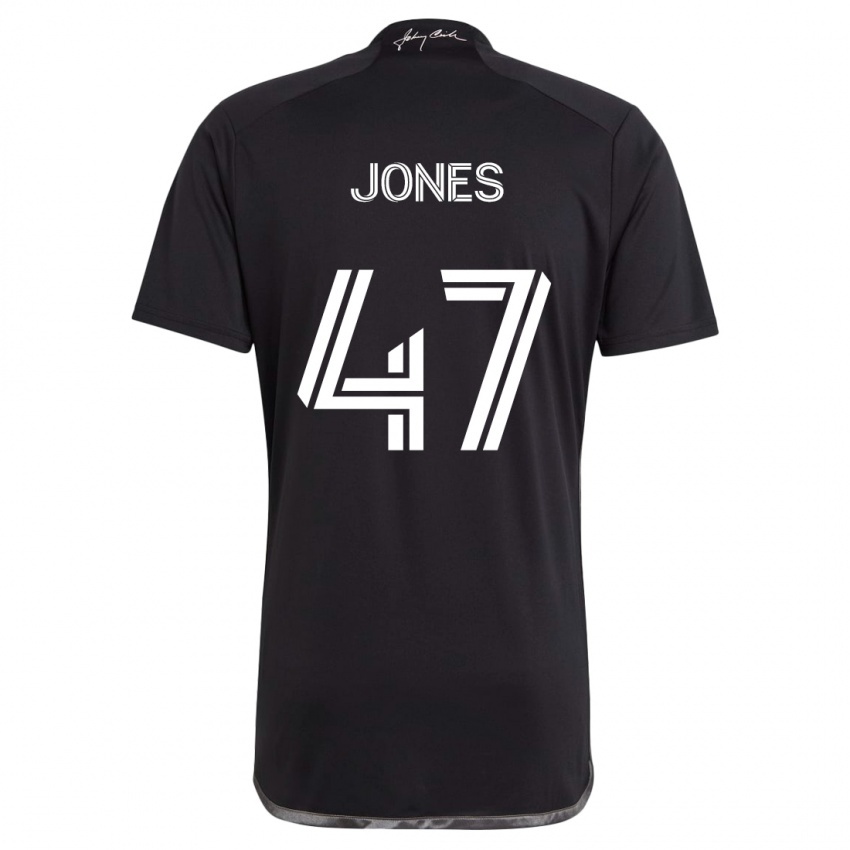 Niño Camiseta Isaiah Jones #47 Negro 2ª Equipación 2024/25 La Camisa México