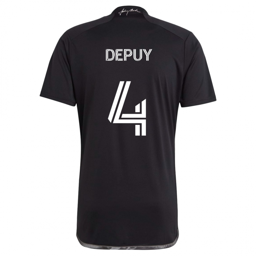 Niño Camiseta Nick Depuy #4 Negro 2ª Equipación 2024/25 La Camisa México