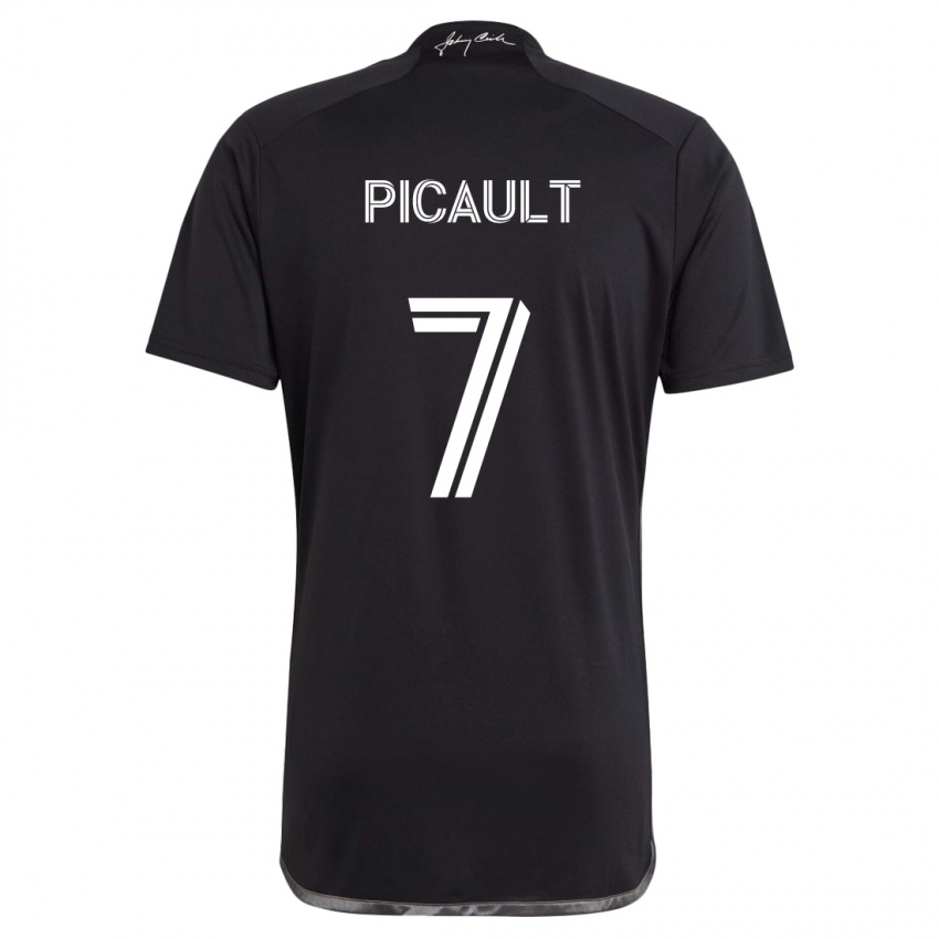 Niño Camiseta Fafà Picault #7 Negro 2ª Equipación 2024/25 La Camisa México