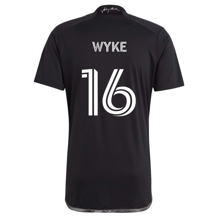 Niño Camiseta Laurence Wyke #16 Negro 2ª Equipación 2024/25 La Camisa México