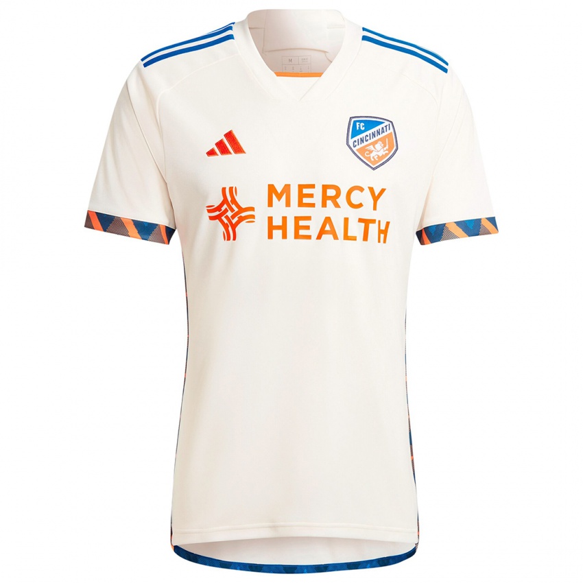 Niño Camiseta Nicholas Mchenry #0 Blanco Naranja 2ª Equipación 2024/25 La Camisa México