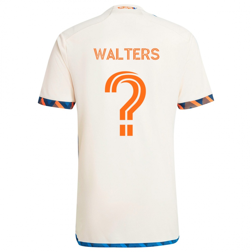 Niño Camiseta Paul Walters #0 Blanco Naranja 2ª Equipación 2024/25 La Camisa México