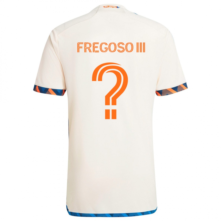 Niño Camiseta Arturo Fregoso Iii #0 Blanco Naranja 2ª Equipación 2024/25 La Camisa México