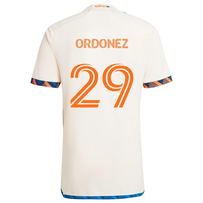 Niño Camiseta Arquímides Ordóñez #29 Blanco Naranja 2ª Equipación 2024/25 La Camisa México