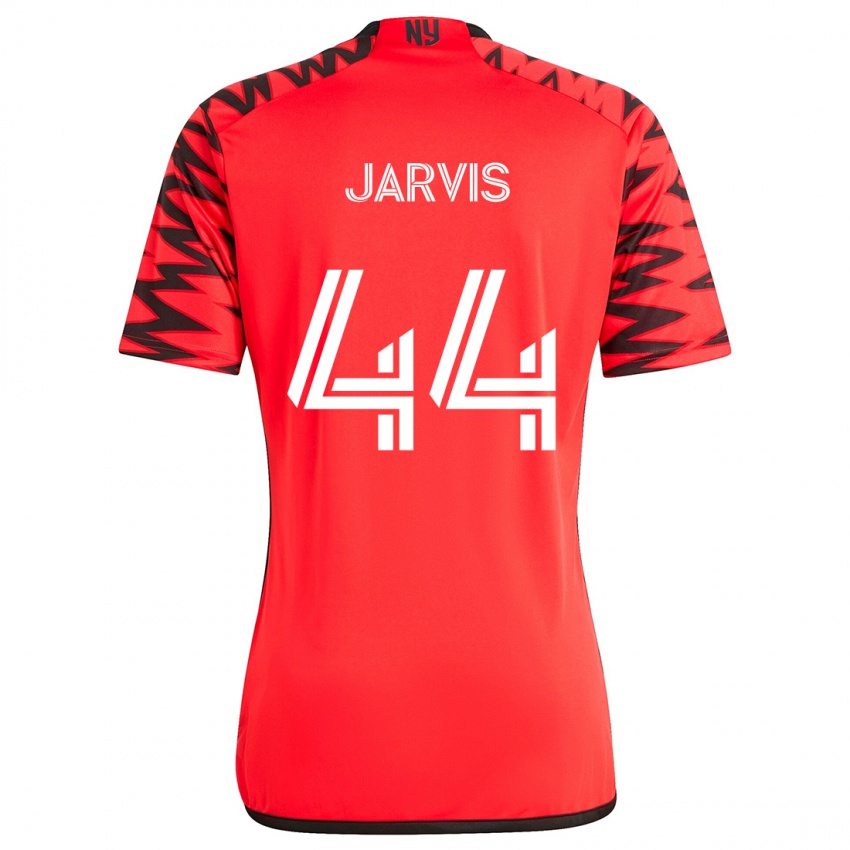 Niño Camiseta Aiden Jarvis #44 Rojo Negro Blanco 2ª Equipación 2024/25 La Camisa México