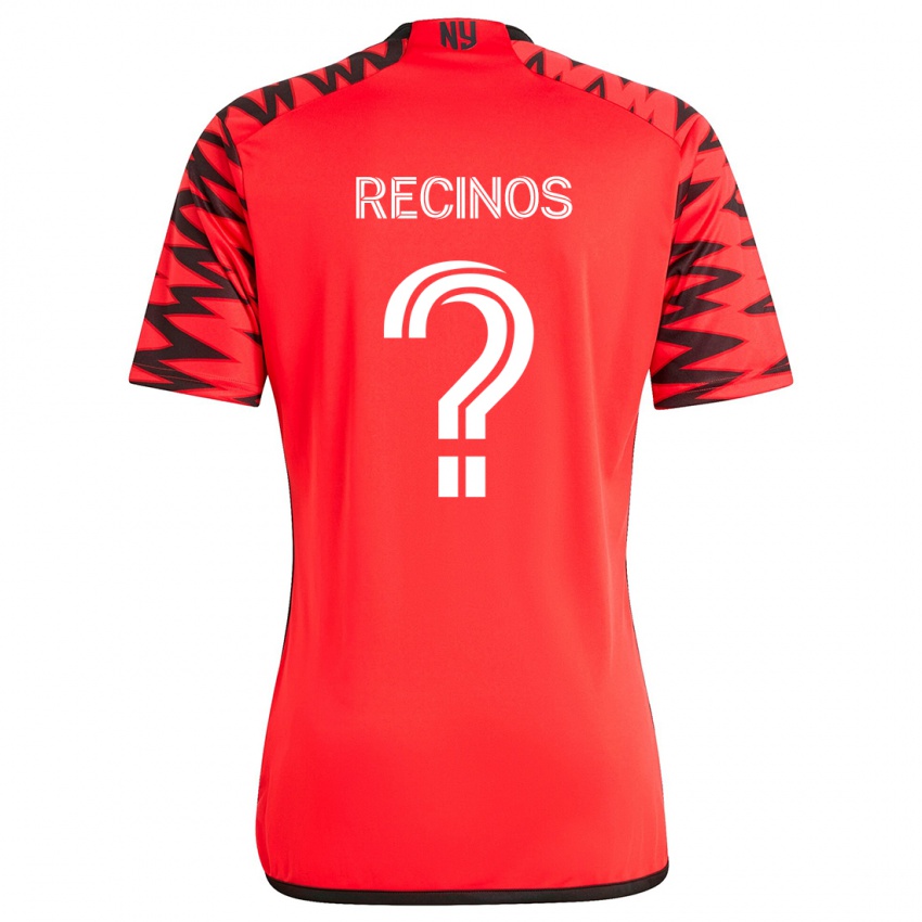 Niño Camiseta Arian Recinos #0 Rojo Negro Blanco 2ª Equipación 2024/25 La Camisa México