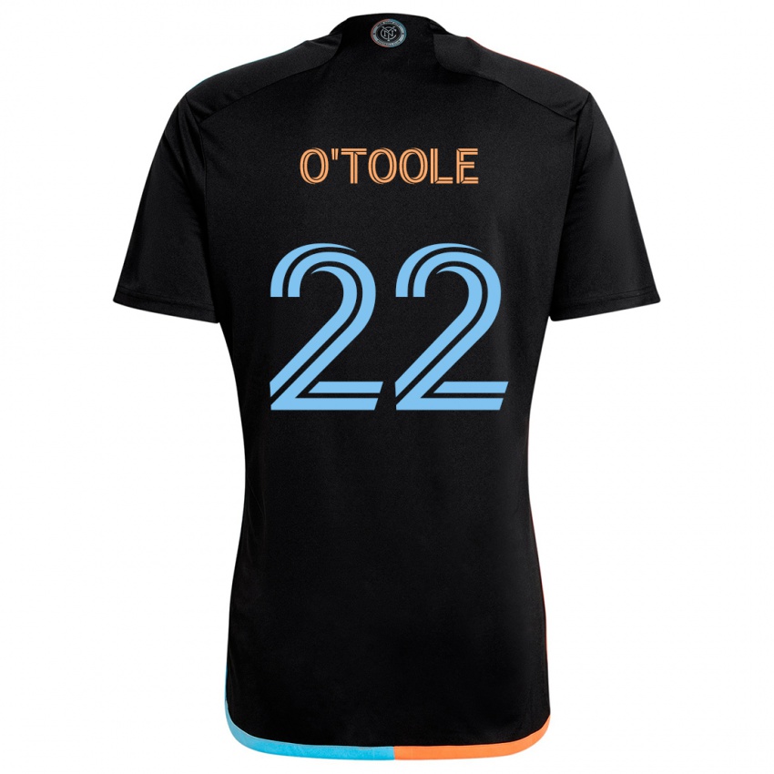 Niño Camiseta Kevin O'toole #22 Negro Naranja Azul 2ª Equipación 2024/25 La Camisa México