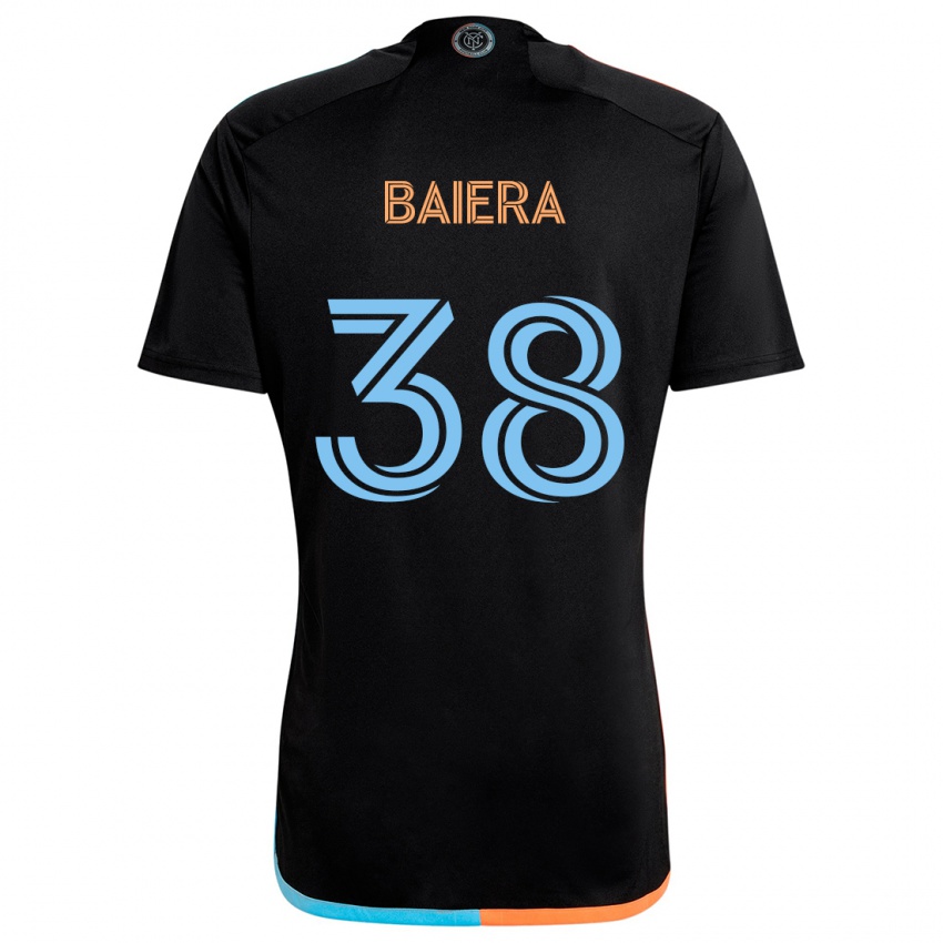 Niño Camiseta Drew Baiera #38 Negro Naranja Azul 2ª Equipación 2024/25 La Camisa México