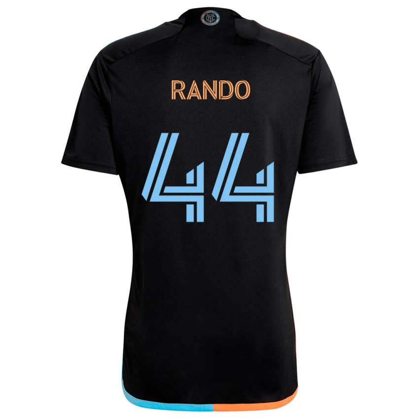 Niño Camiseta Alex Rando #44 Negro Naranja Azul 2ª Equipación 2024/25 La Camisa México