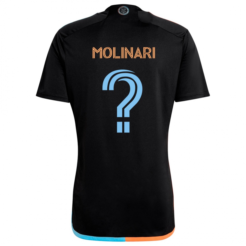 Niño Camiseta Peter Molinari #0 Negro Naranja Azul 2ª Equipación 2024/25 La Camisa México